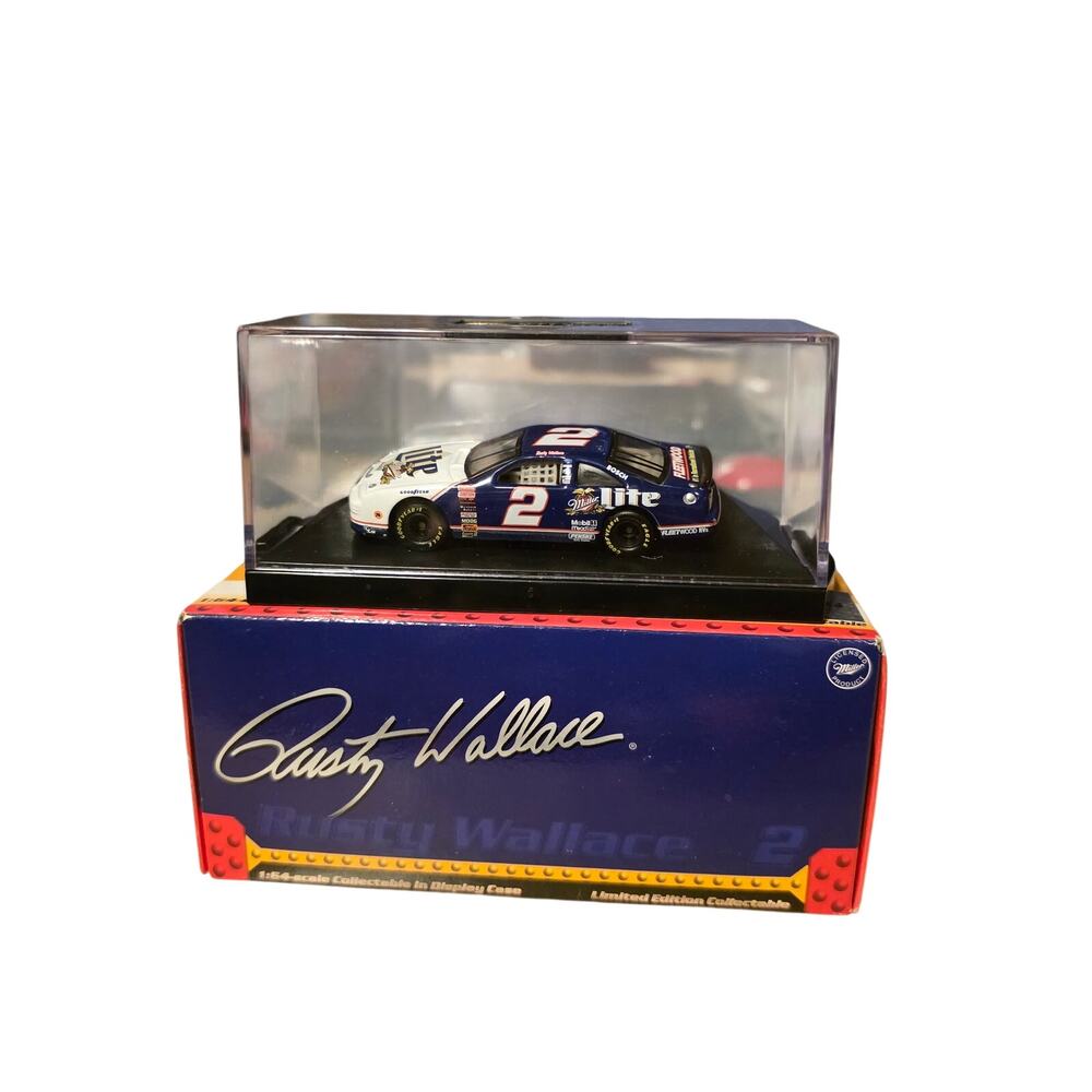 Rusty Wallace #2 Miller Lite 1997 Thunderbird 1:64 Diecast in Case 1 of 16,272